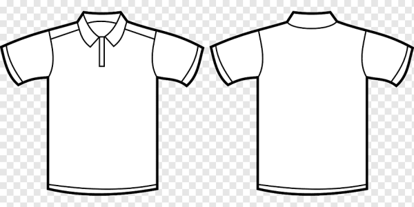 Макет футболки для печати