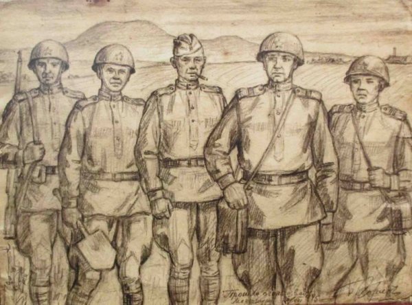 Рисунок солдату