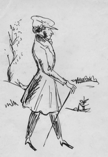 Зарисовки Пушкина к роману Евгений Онегин