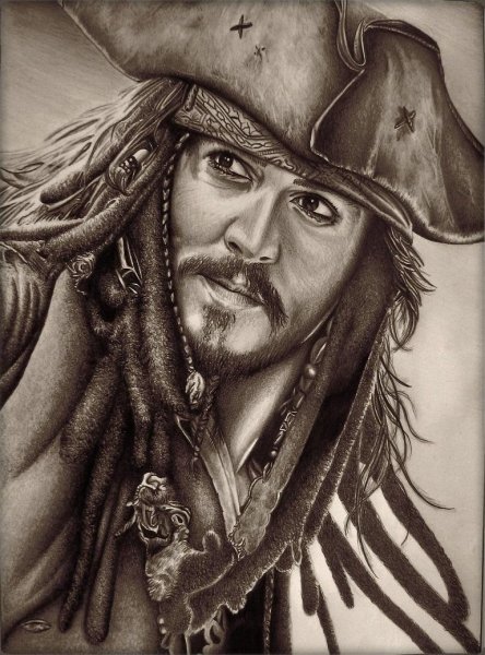 Джонни Депп Татуировка Джека воробья