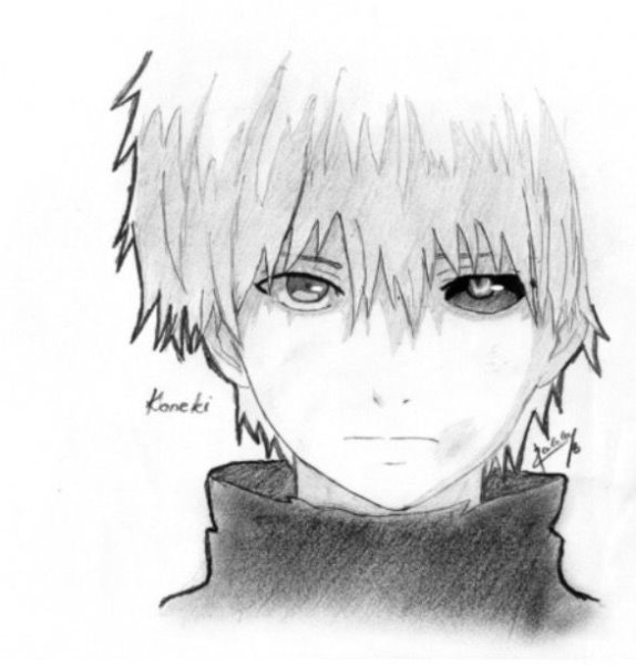 Раскраски аниме Канеки Кен
