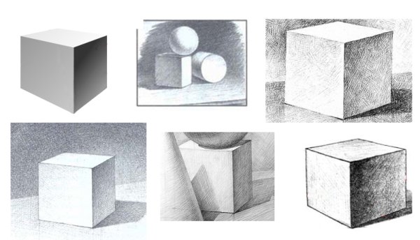 Правильная штриховка Куба