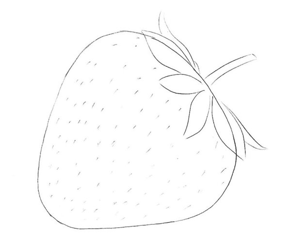 Раскраска ягода земляника
