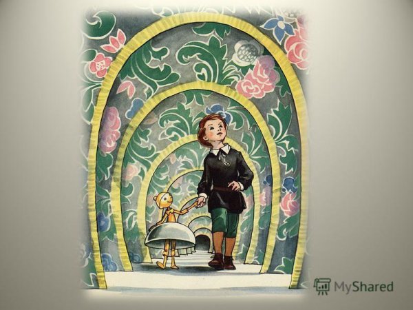 Иллюстрация к сказке городок в табакерке карандашом