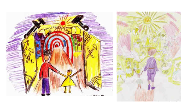 Город в табакерке детский рисунок