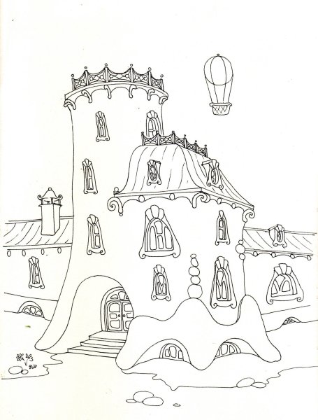 Одоевский городок в табакерке рисунок