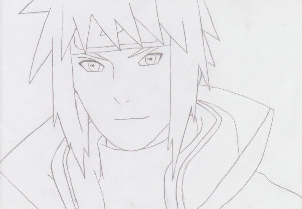 Сай из Наруто карандашом