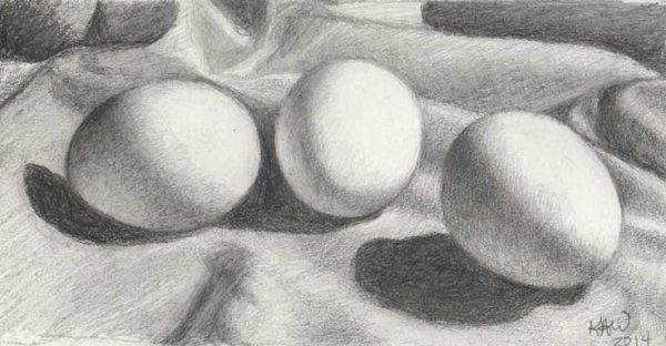 Яйцо карандашом Андрияка