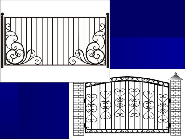 Эскиз забора