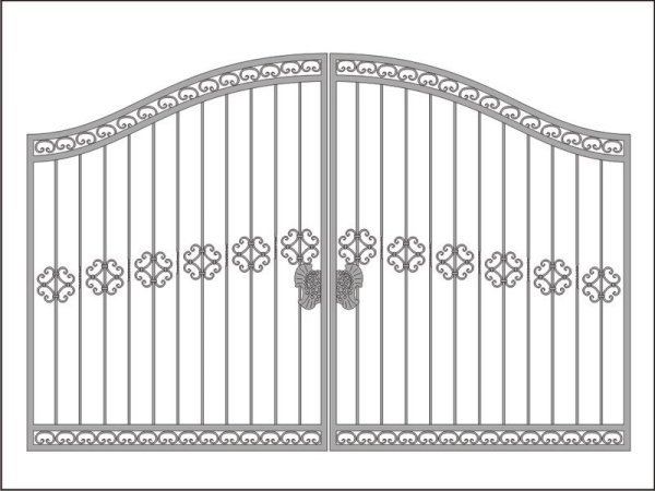 Нарисовать ворота