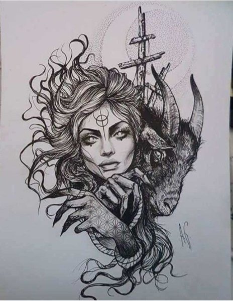 Ведьма раскраска для детей