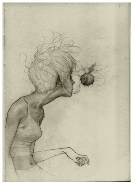 Странные рисунки карандашом