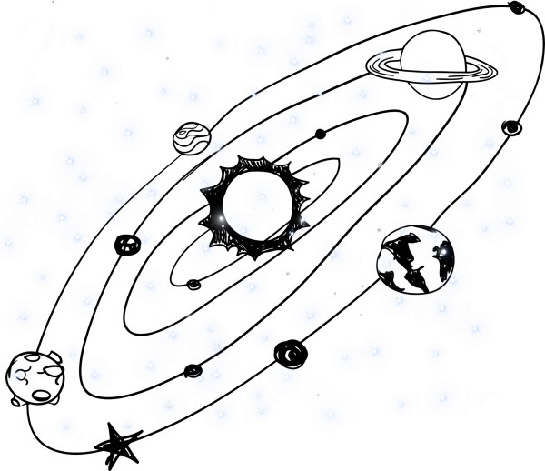Солнечная система рисунок