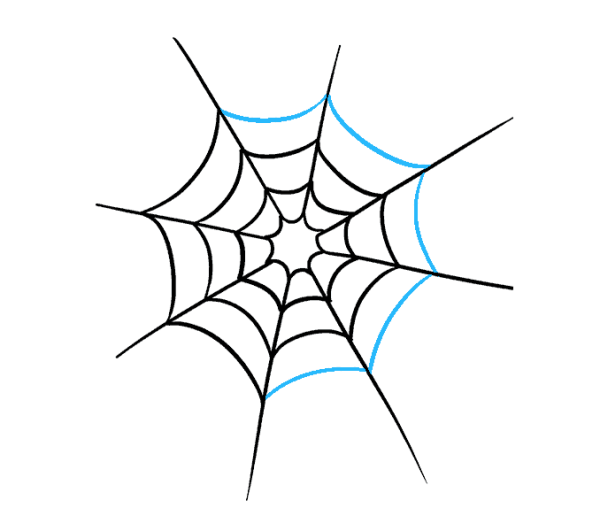 Паутина картинка черно белая