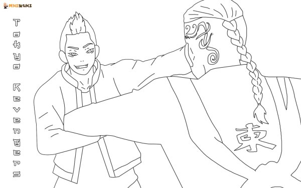 Токийские Мстители Сенджу раскраска