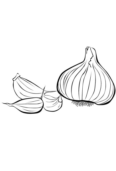 Лук раскраска