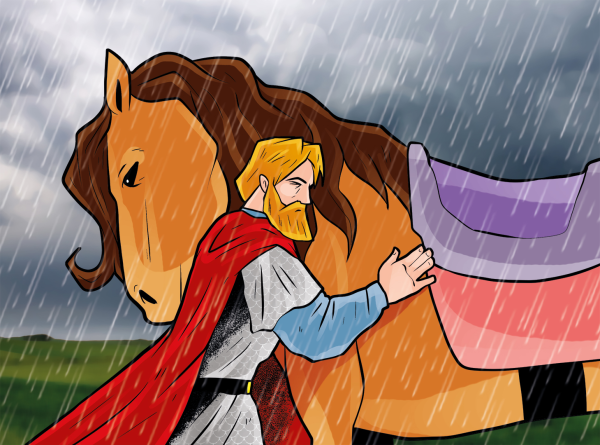 Иллюстрация к песне о вещем Олеге