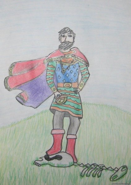 Вещий Олег рисунок