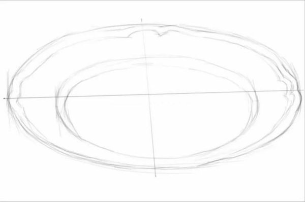Карандаши для рисования на тарелках
