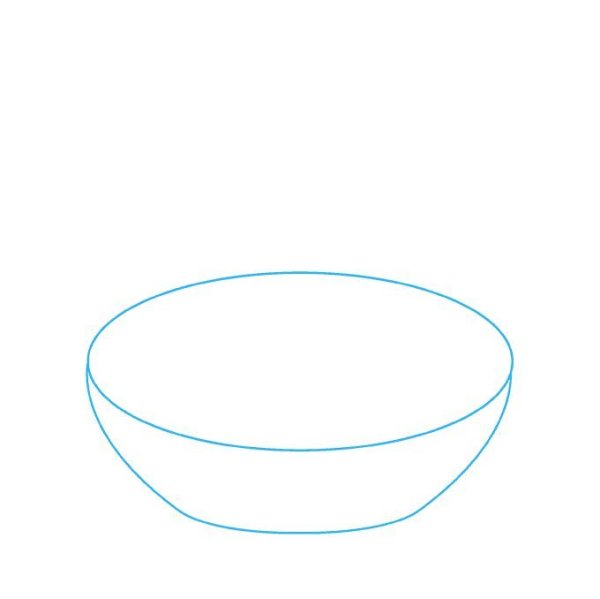 Тарелочка карандашом