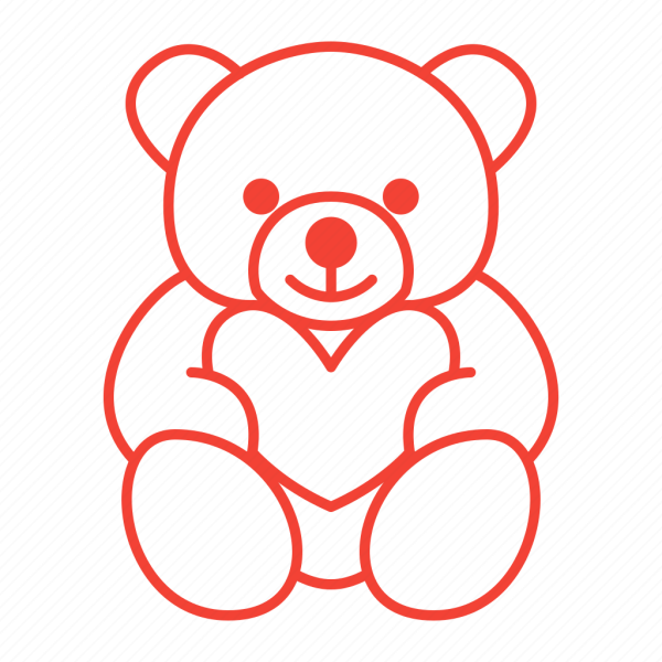 Мишка рисунок для срисовки