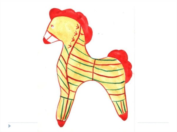 Филимоновская лошадка средняя группа