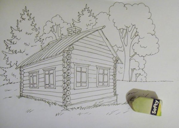 Зарисовки старых домов