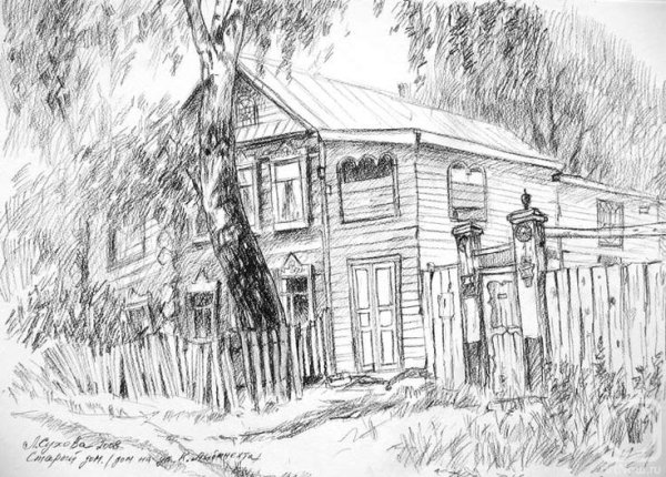 Дача рисунок