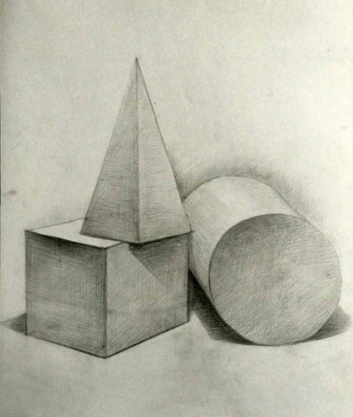 Композиция из геометрических фигур