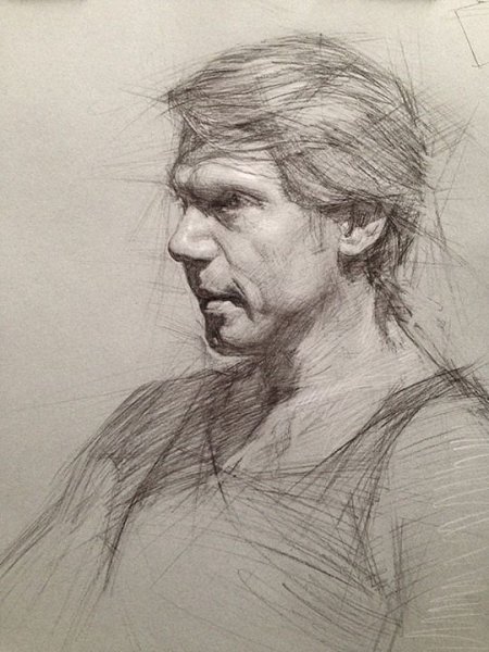 Зарисовки голов людей