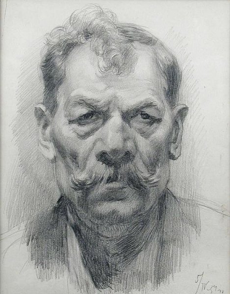 Академия Репина портрет Наброски