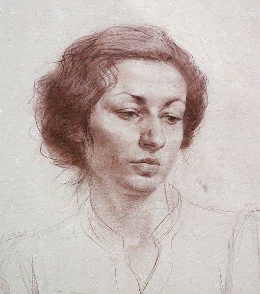 Академический портрет карандашом