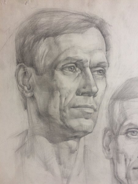 Академический портрет старика