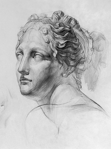 Академический портрет анфас