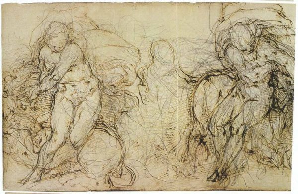 Микеланджело ранние Наброски