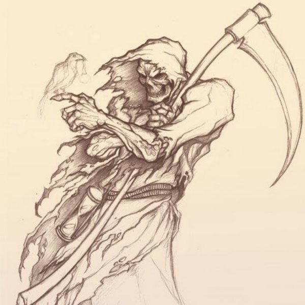 Смерть рисунок