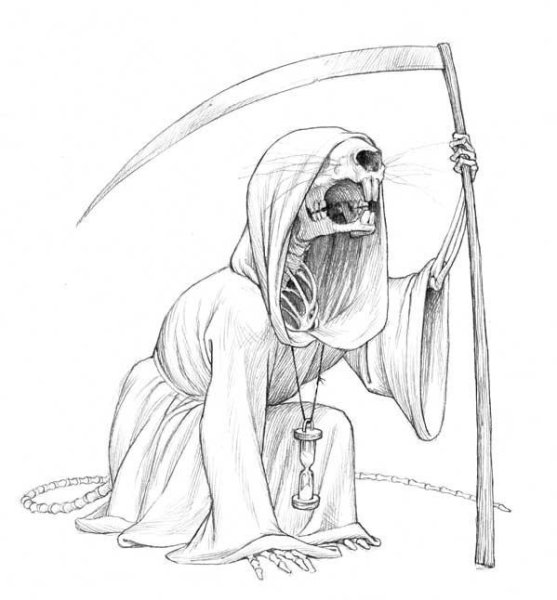 Страшные черепа карандашом