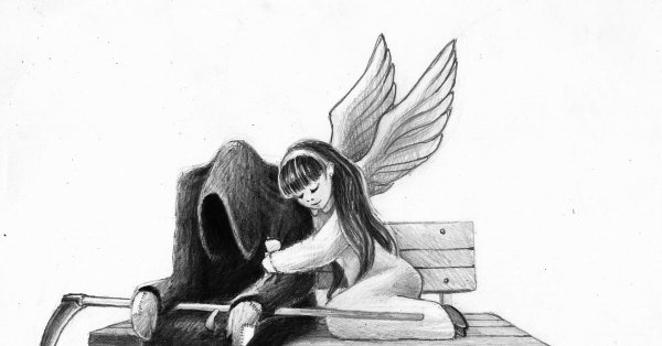 Рисунки карандашом смерть