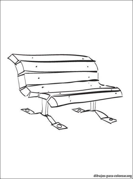 Эскиз скамейки