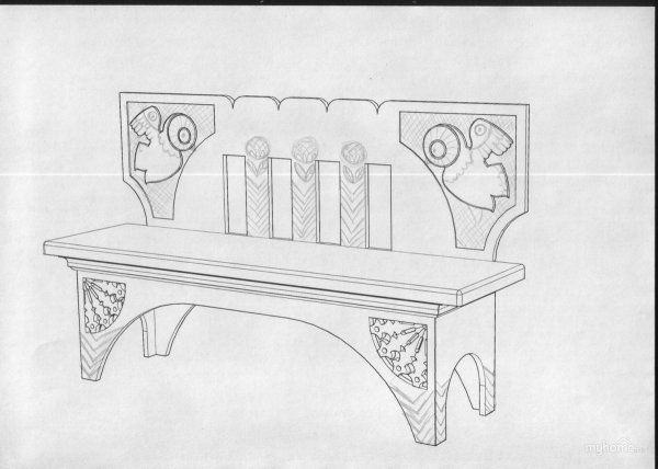 Парк поэтапное рисование