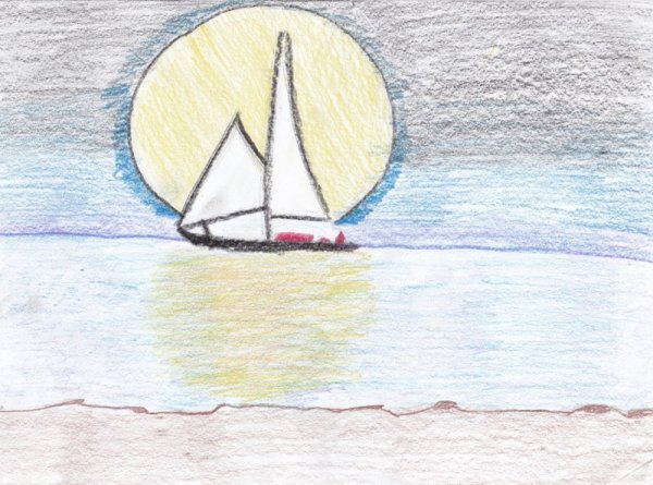 Иллюстрация к парусу Лермонтова