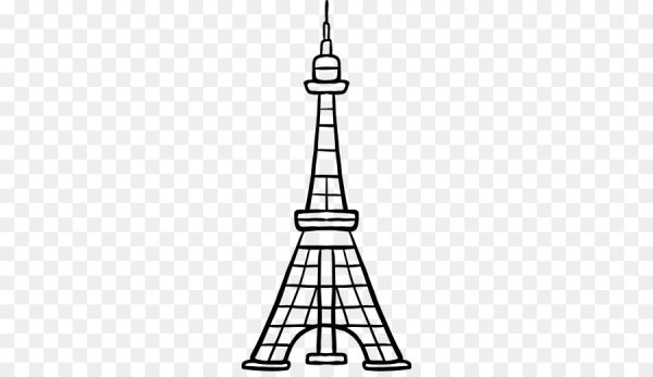 Останкинская башня рисунок