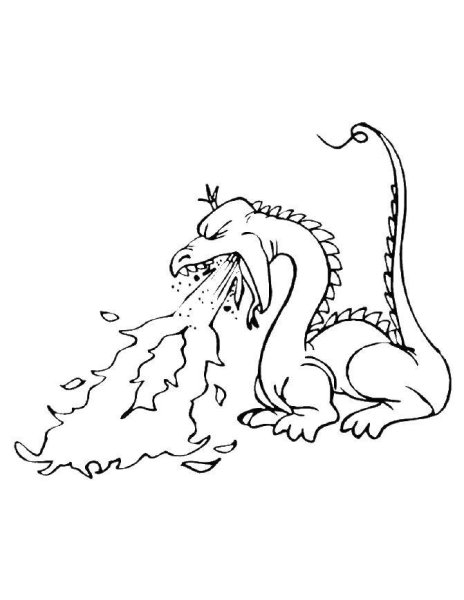 Горыныч раскраска