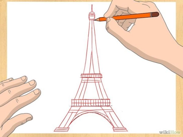 Скетч Эйфелевой башни