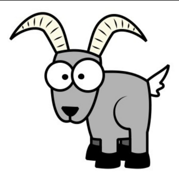 Коза рисунок