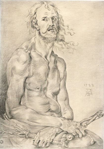 Дюрер автопортрет гравюра