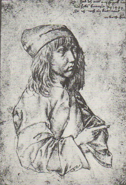 Дюрер автопортрет 1484
