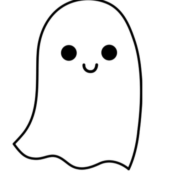 Приведение рисунок на Хэллоуин