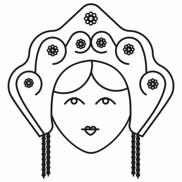 Орнамент для кокошника русского народного