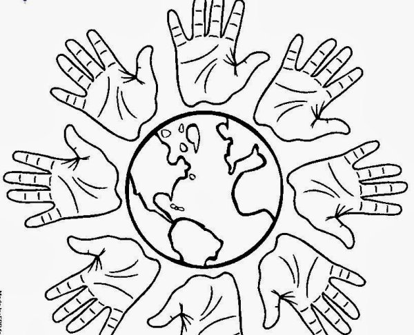 Толерантность раскраска